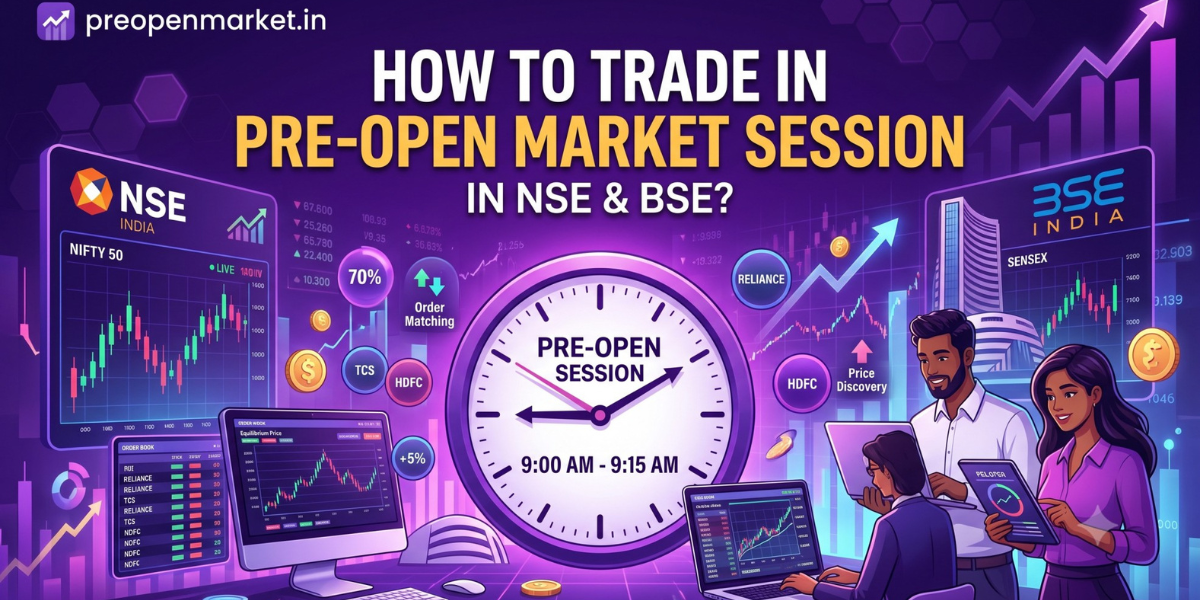 How to Trade in Pre-Open Market Session in NSE & BSE