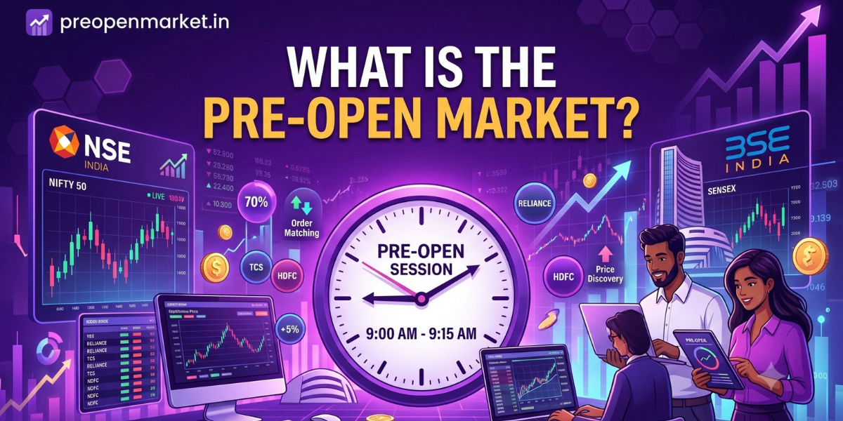 What is Pre-Open Market Session in NSE & BSE